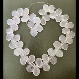 Beautiful Unstrung Rose Quartz Beads